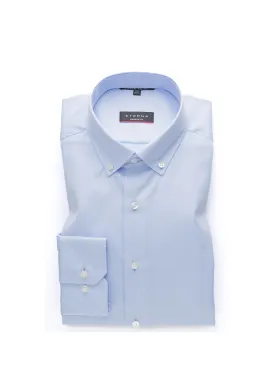 1863 By Eterna Modern Fit Twill Shirt, Light Blue