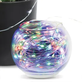 30 ft. Silver Wire RGB Fairy String Light