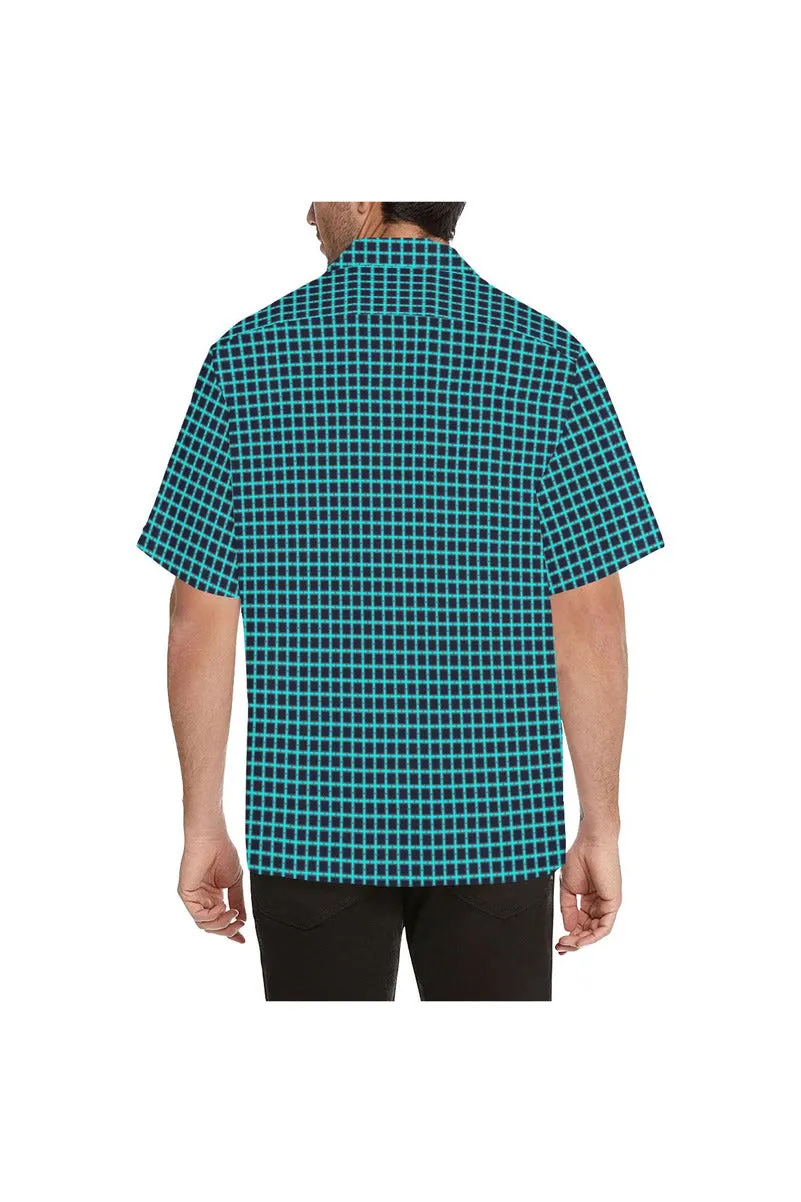 Aqua Matrix Hawaiian Shirt