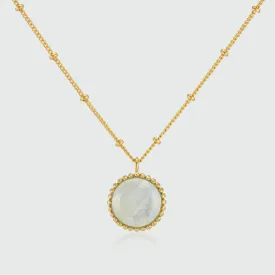 Barcelona June Moonstone Birthstone Necklace