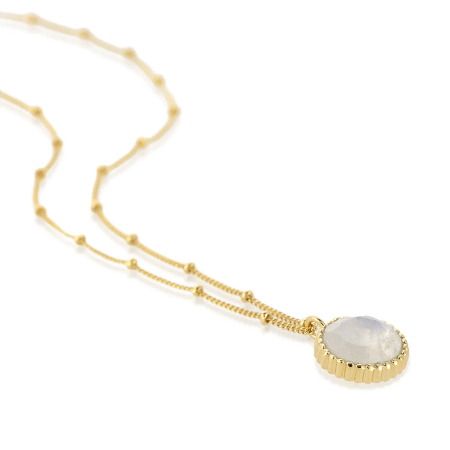 Barcelona June Moonstone Birthstone Necklace