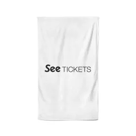 Beach Towel - See Tickets black