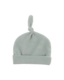 Bebe Atlas Velour Beanie - Sage (Size NB-9M)