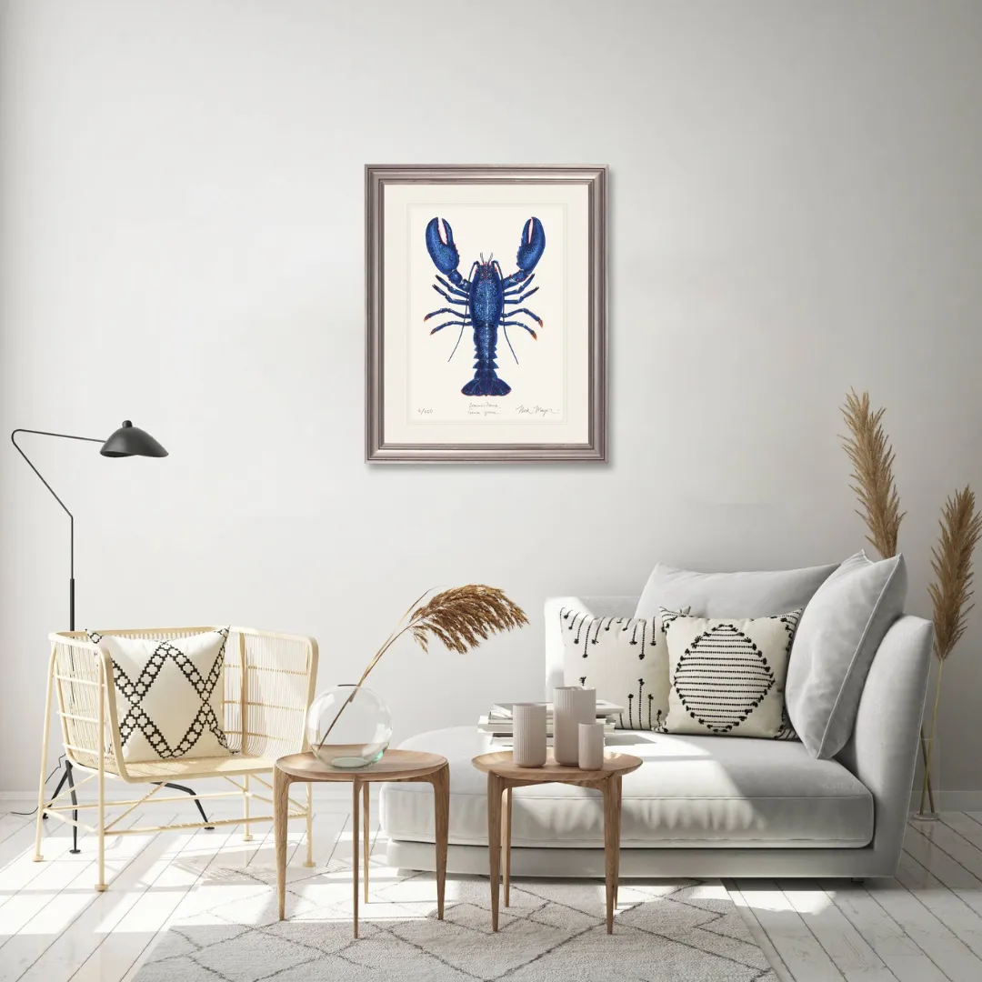 Blue Lobster II Print - Best Seller