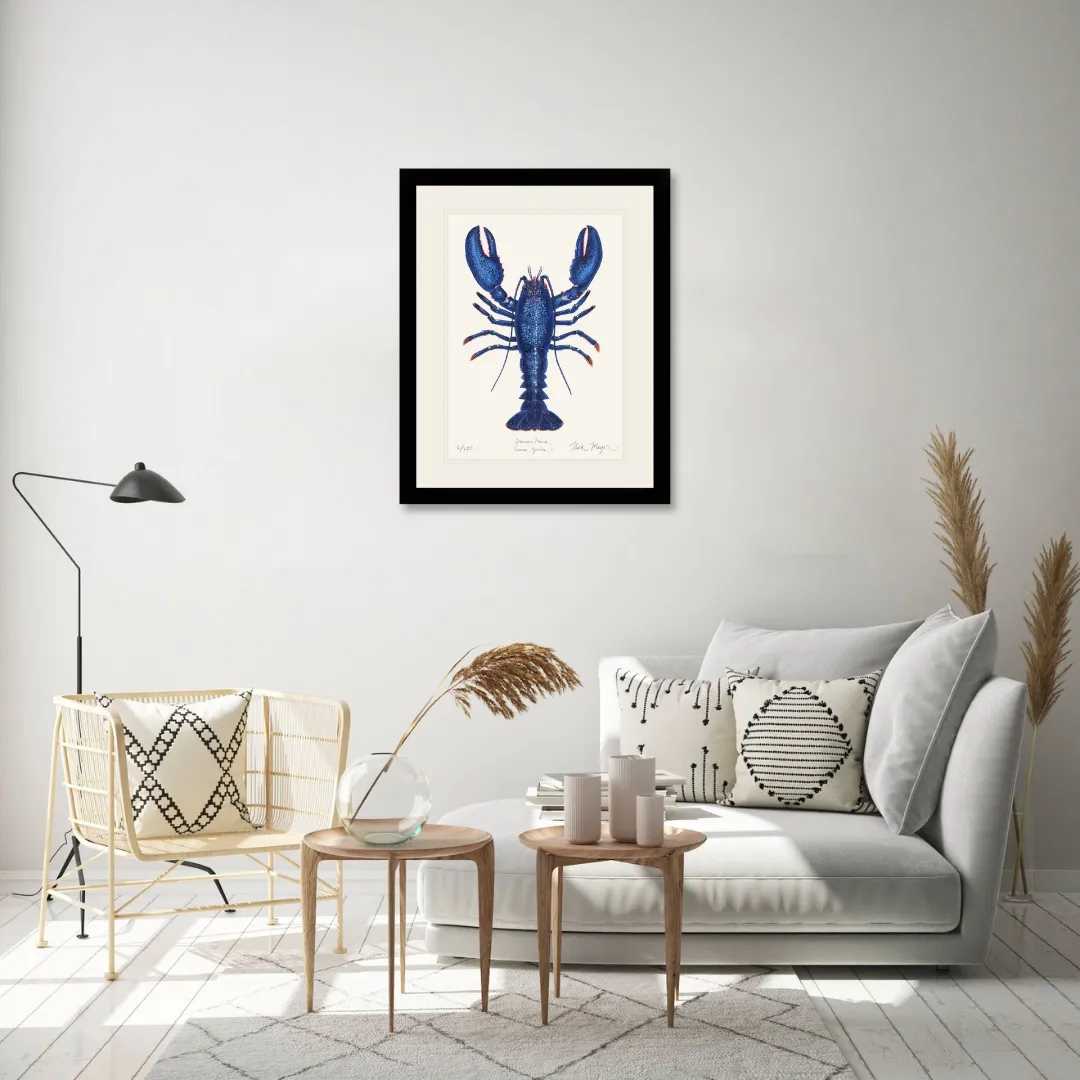 Blue Lobster II Print - Best Seller