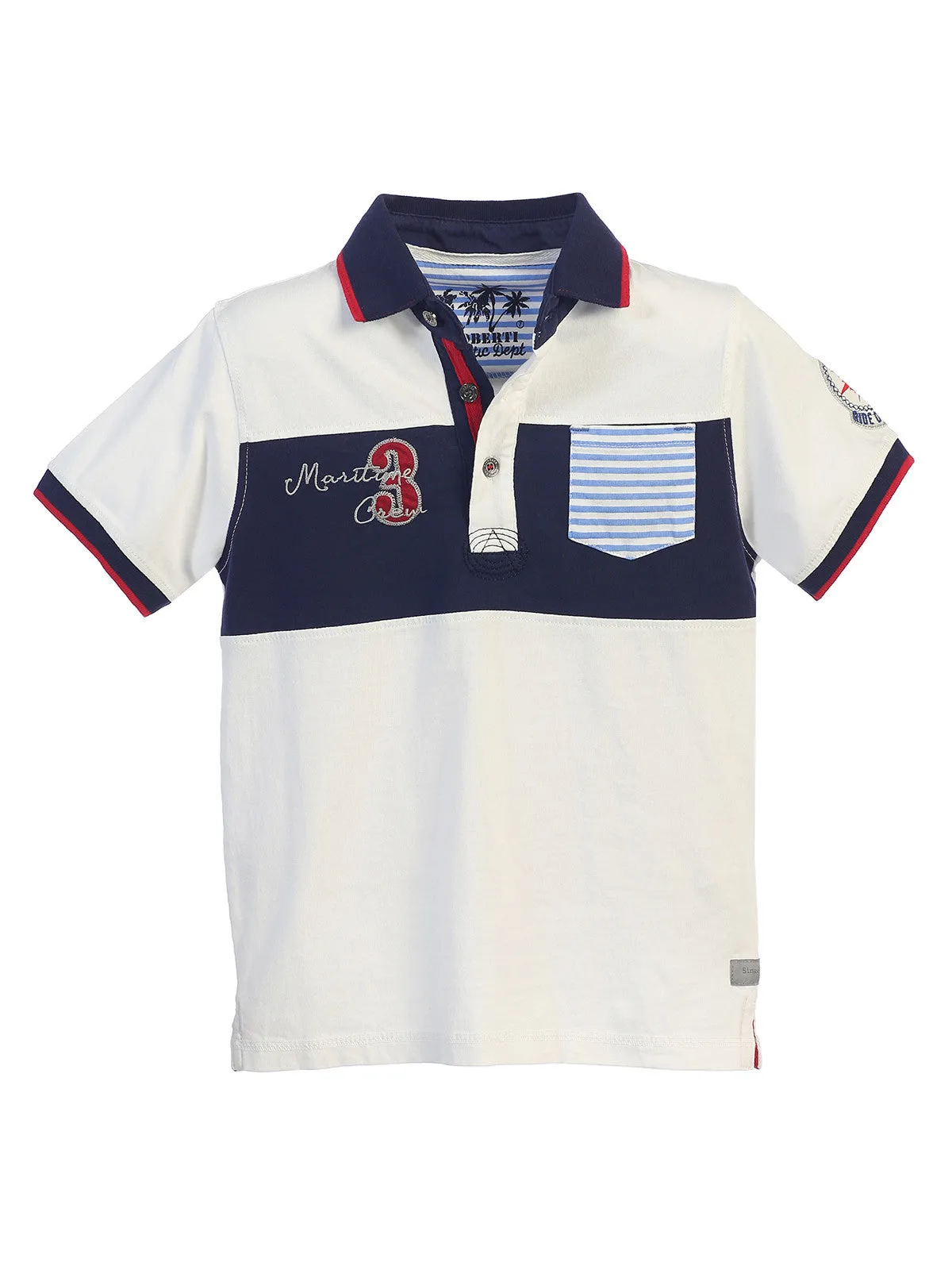 Boy's Polo Shirt w/ Embroidery