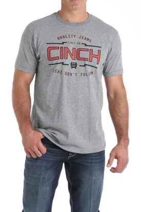 CINCH MEN'S CLASSIC LOGO TEE - CARBON STYLE MTT1690377