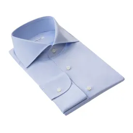 Classic Cotton Dress Shirt in Light Blue