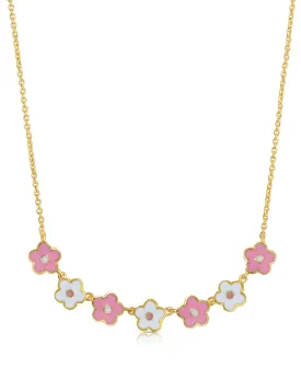 Flower Link Necklace