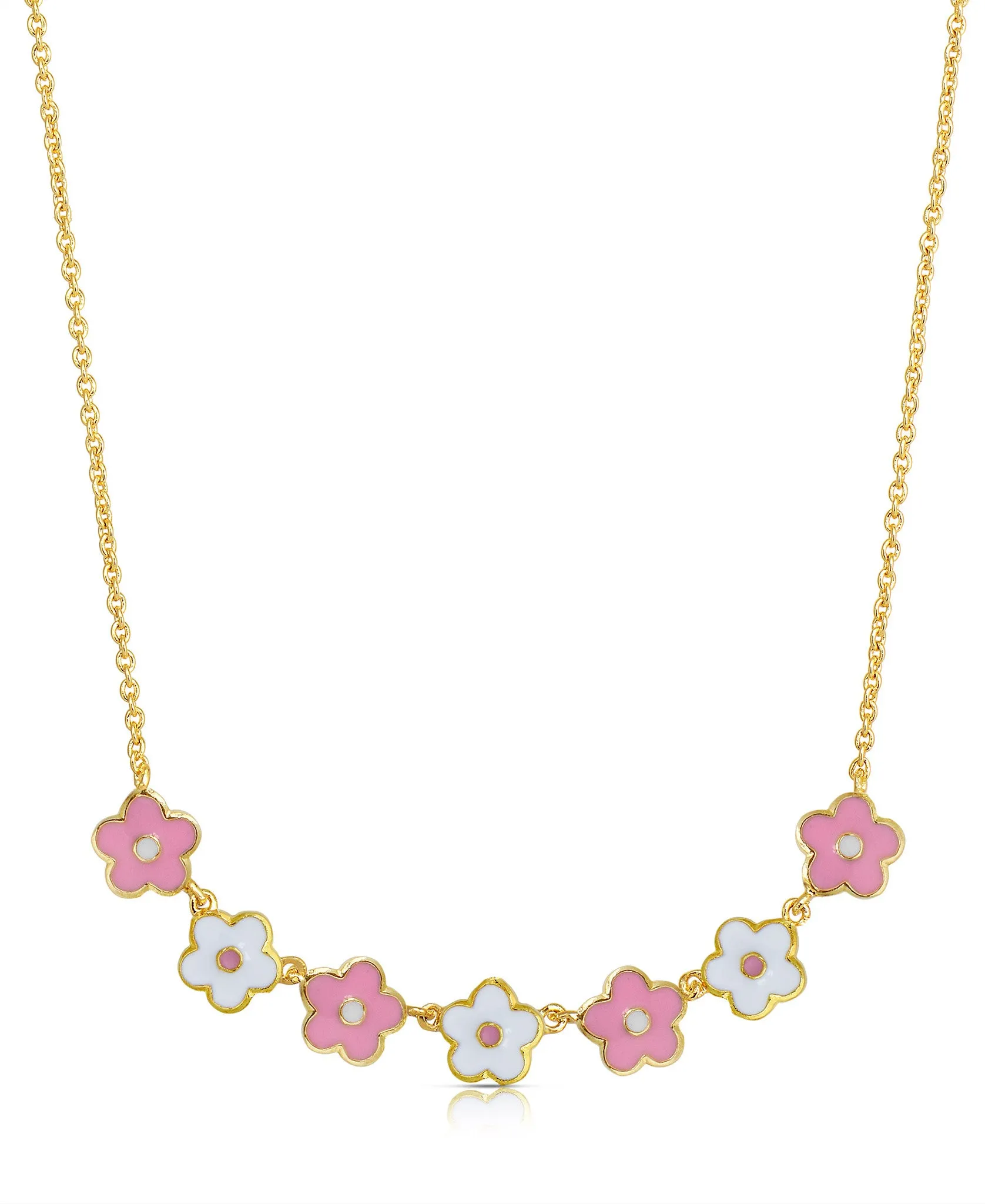 Flower Link Necklace