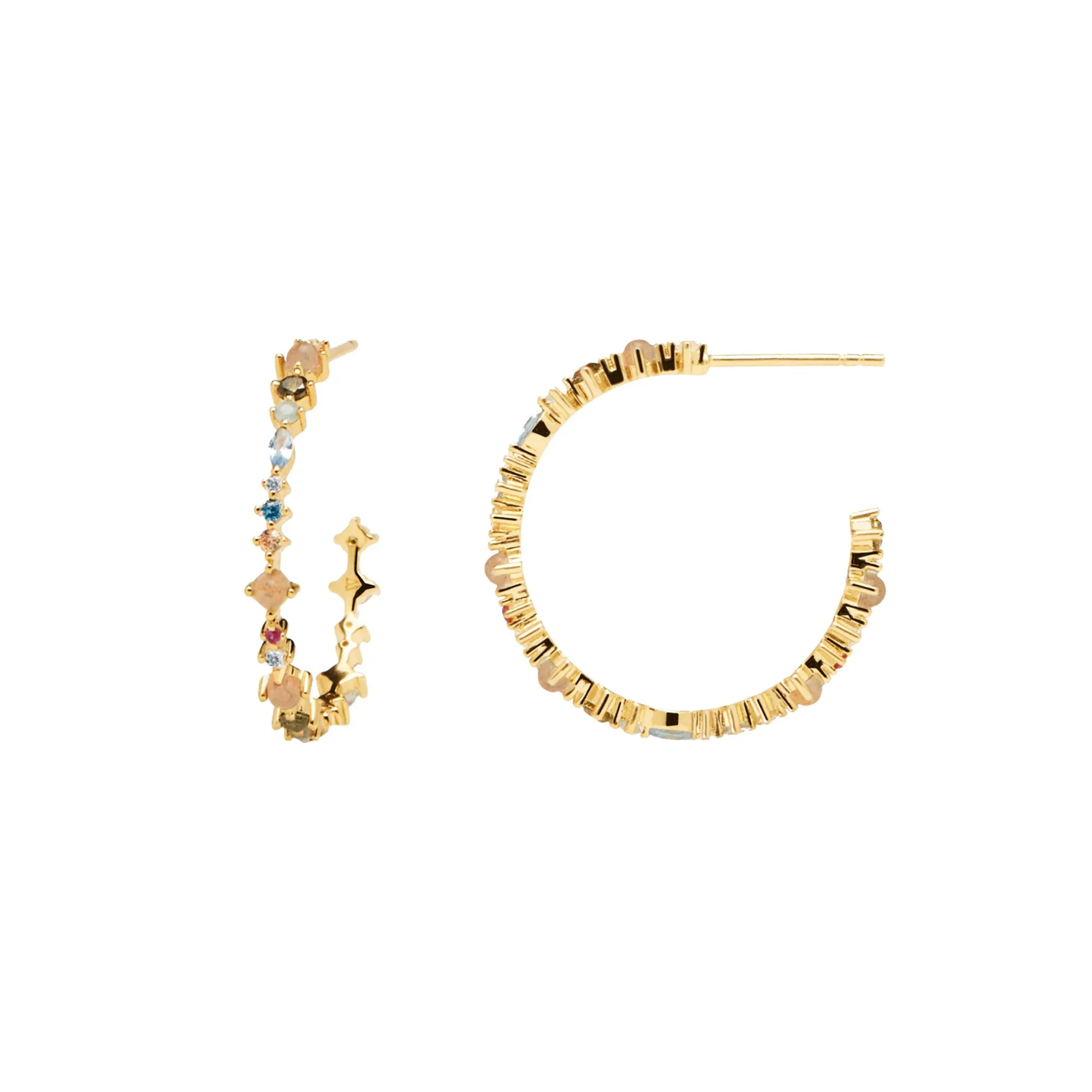 Halo Gold Earrings