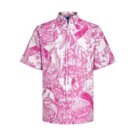 HERITAGE BREAST CANCER AWARENESS LINEN SHIRT-WHITE