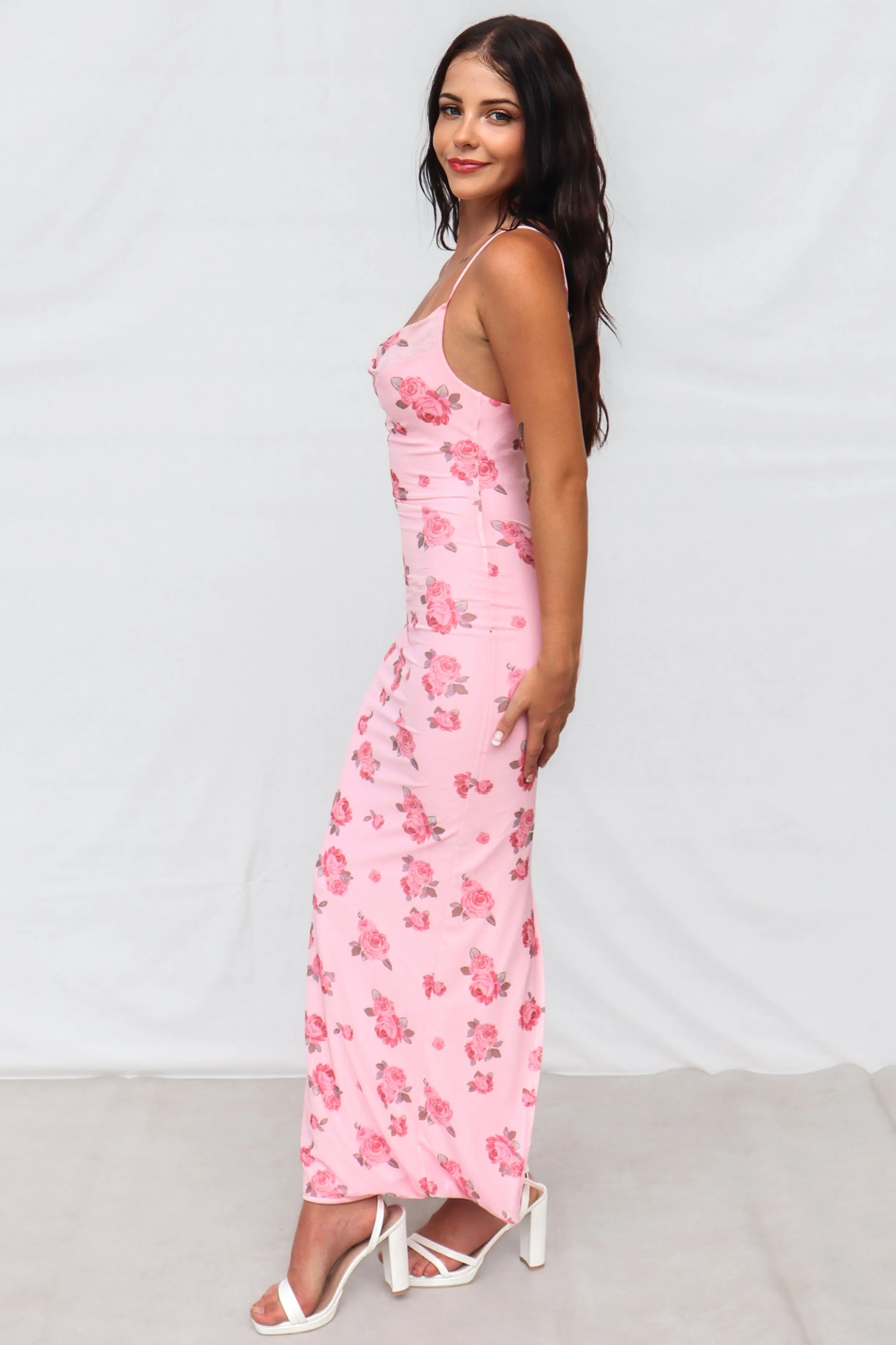 Kansis Maxi Dress - Pink