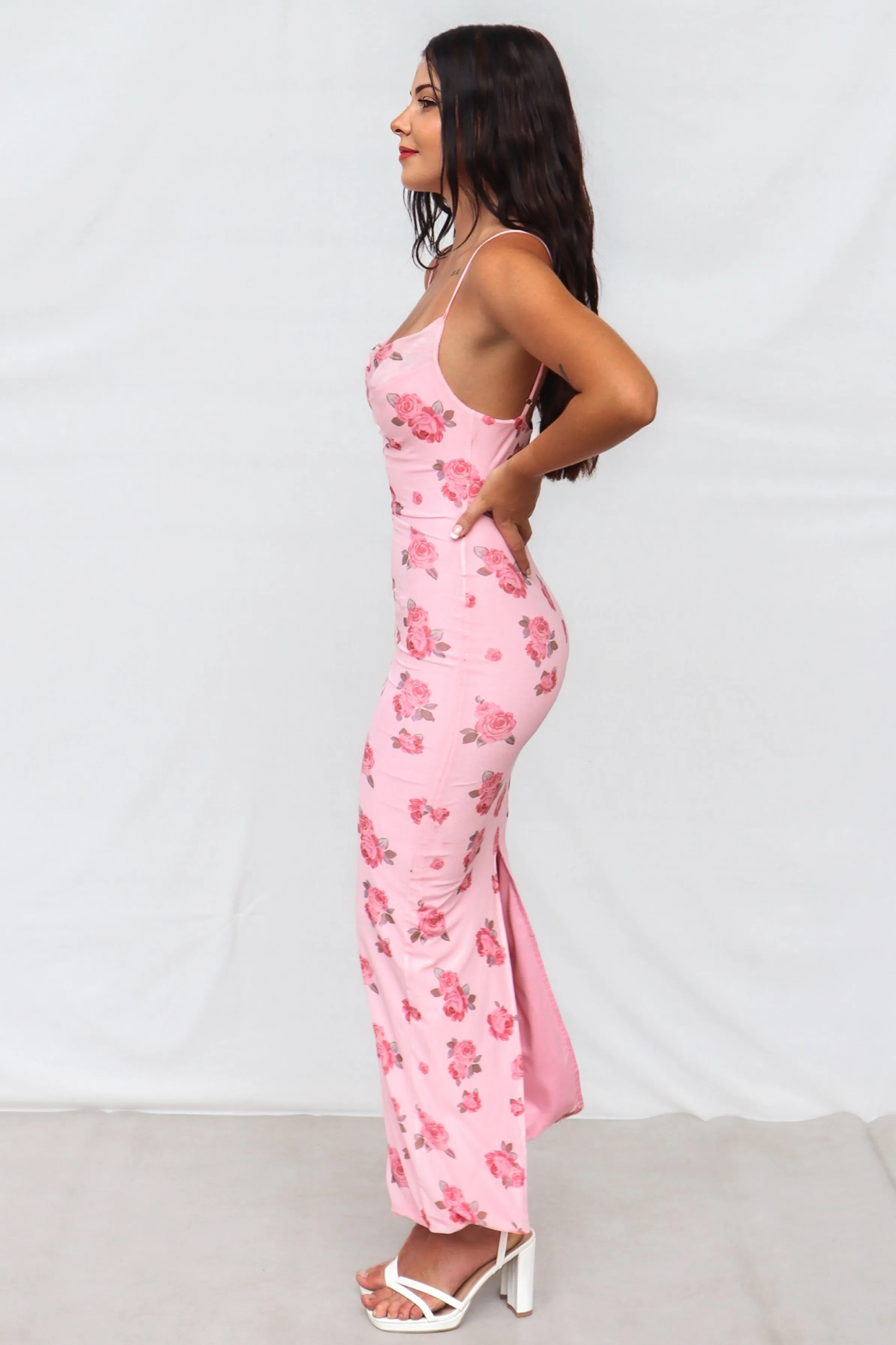 Kansis Maxi Dress - Pink