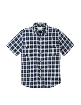 LtWt Alaskan Guide SS Shirt Indigo/Salt Grey