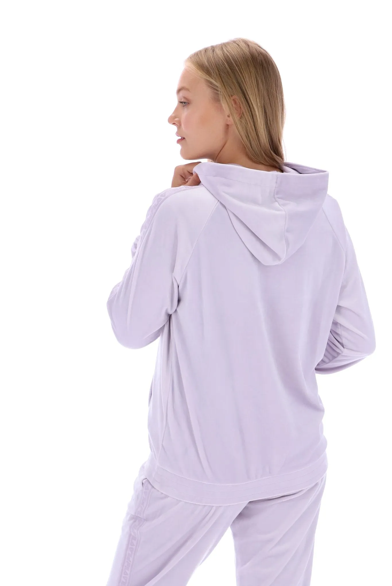 Malia Raglan Velour Hoodie