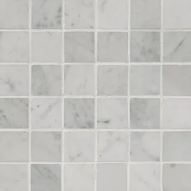 Marble Tile Collection Carrara White 2"x2