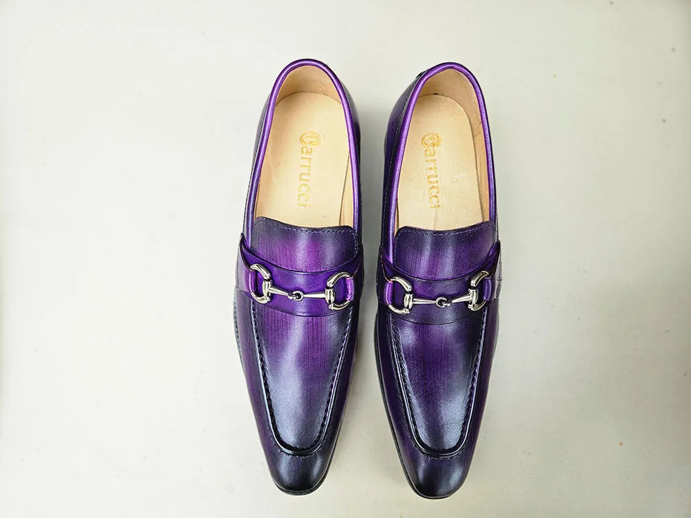 Men's Burnished Signature Buckle Loafer