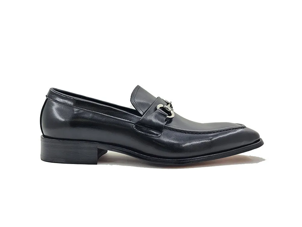 Men's Burnished Signature Buckle Loafer